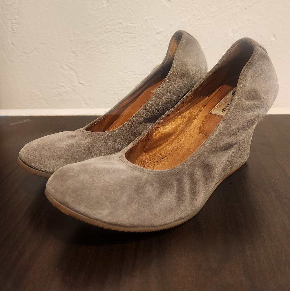 Lanvin | Suede Wedges